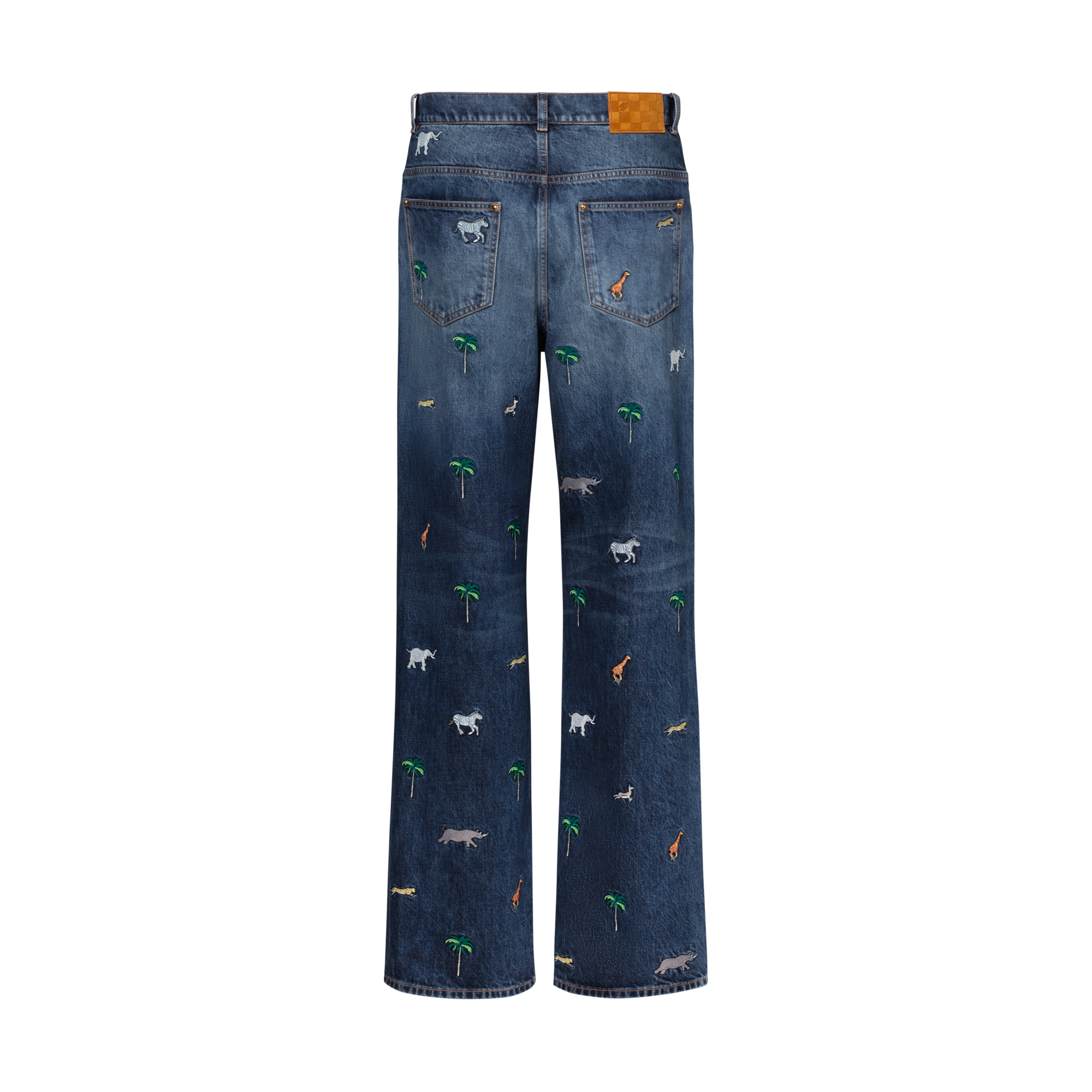 LOUIS VUITTON デニム Monogram Patch Jeans - Women - Ready-to-Wear | LOUIS VUITTON ®